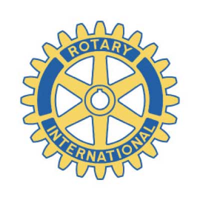 rotary-logo-01 A yellow and blue gearwheel logo with the words "Rotary International" written around the inside. This is the official emblem of Rotary International.