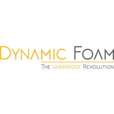 Sponsors Dynamic Foam Logo that reads "Dynamic Foam, the underfoot revolution"